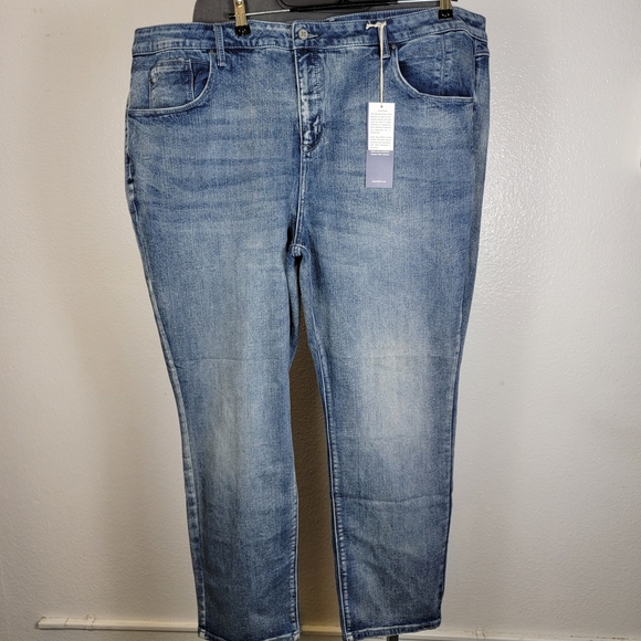 Laurie Felt Women's Forever Denim Relaxed Easy Skinny Jeans Size 26W - Picture 1 of 6